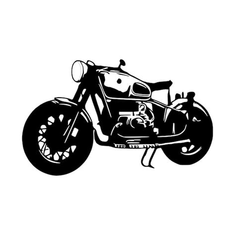Premium Vector Motorcycle Silhouette Vectorblack Motorcycle