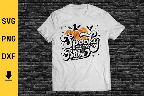 Spooky Babe Fall Pumpkin Halloween Graphic By Boom Spider Blue Creative Fabrica