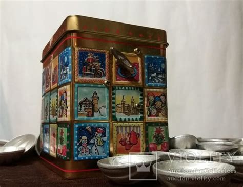 Музыкальная металлическая коробка для хранения печенья.Формы *Орех ...