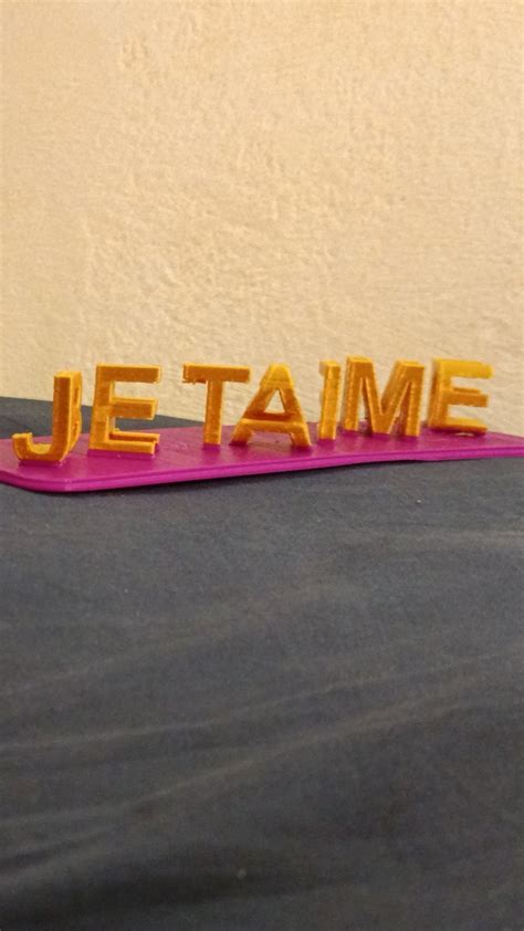 Je T Aime Fuck Me Obj File For D Printingcults