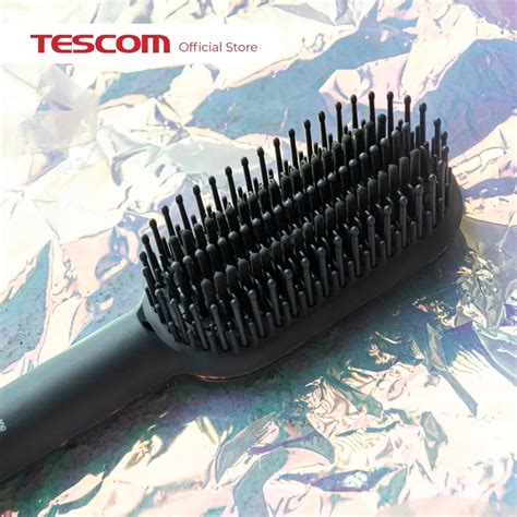 Jual Tescom Tescom Ionic Smooth Hot Brush Sisir Panas Pelurus Rambut Tb Id Original