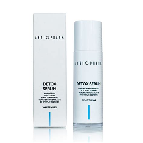 ANGIOPHARM Детокс-сыворотка 30мл WHITENING, Россия