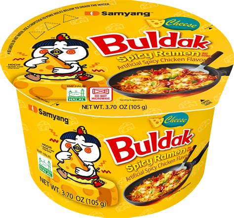 Buldak Ramen Cheese Big Bowl 370 Oz 105g