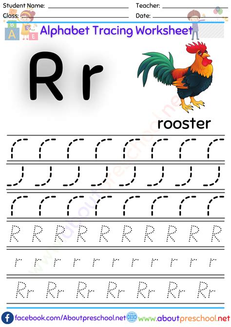 Letter R Alphabet Tracing Worksheets Alphabet Worksheets Printable Images