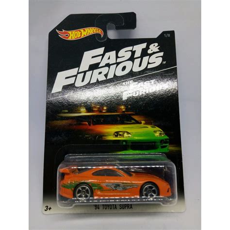Jual Hot Wheels Hw Fast And Furious Toyota Supra Orange Us Card Shopee Indonesia