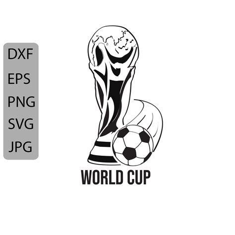 Soccer World Cup Trophy Svg Vector Stretchable Graphics Etsy