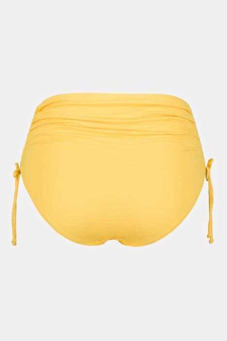 Ruffle Detail Strap Accent Front Lined Bikini Set Corn Yellow Ulla