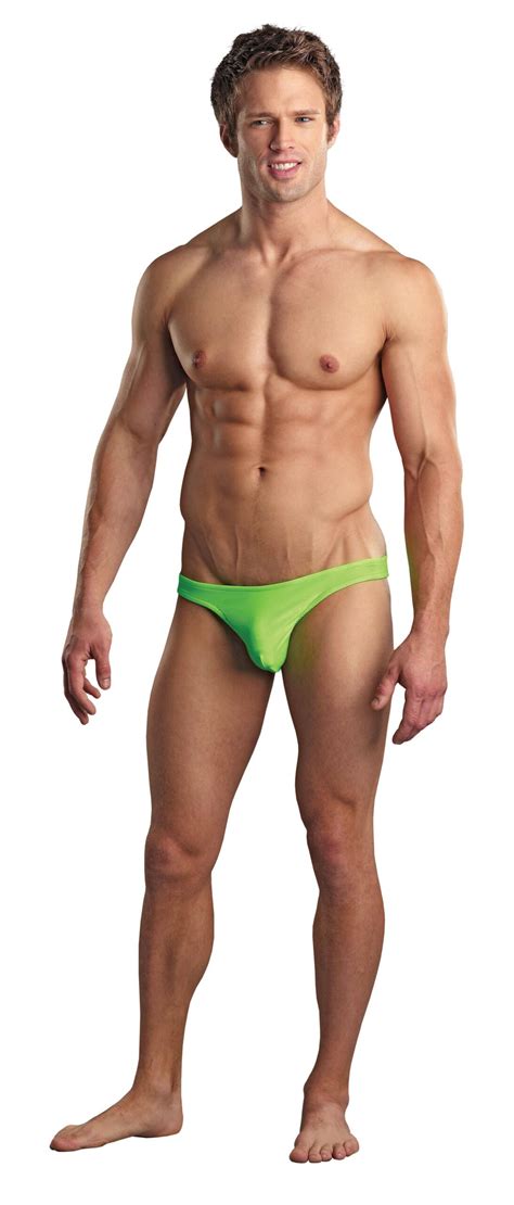 Male Power Brazilian Pouch Bikini Lime Small Nico Lingerie