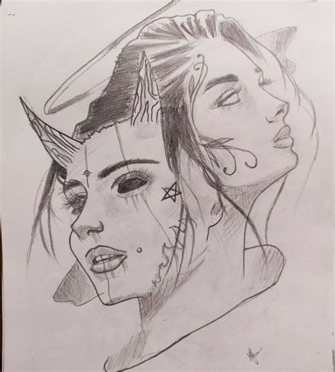 Demonangel Drawings Demon Two By Two