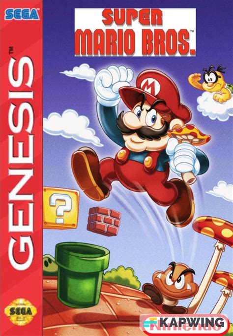 Super Mario Bros Sega Genesis Custom Box Art By Ryanmlinn On Deviantart