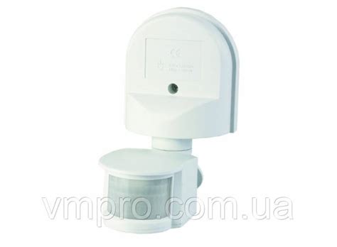Датчик движения инфракрасный Luxel IP44, 180°, уличный, настенный, MS ...