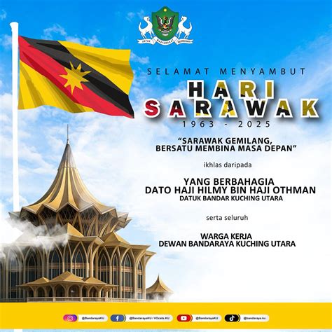 dewan selamat hari sarawak  sarawak gemilang bersatu membina