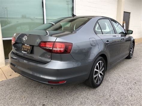 2017 Volkswagen Jetta 14t Se Gray Sedan 14l Tsi I 4 Turbocharged Engine Automa Used