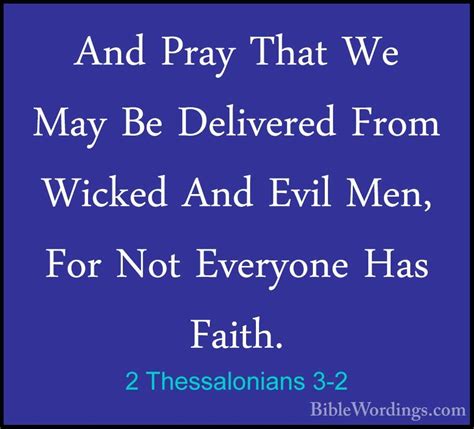 2 Thessalonians 3 Holy Bible English