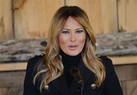 Melania Turns Heads In Gorgeous Black Dress And High Heel Boots During ...