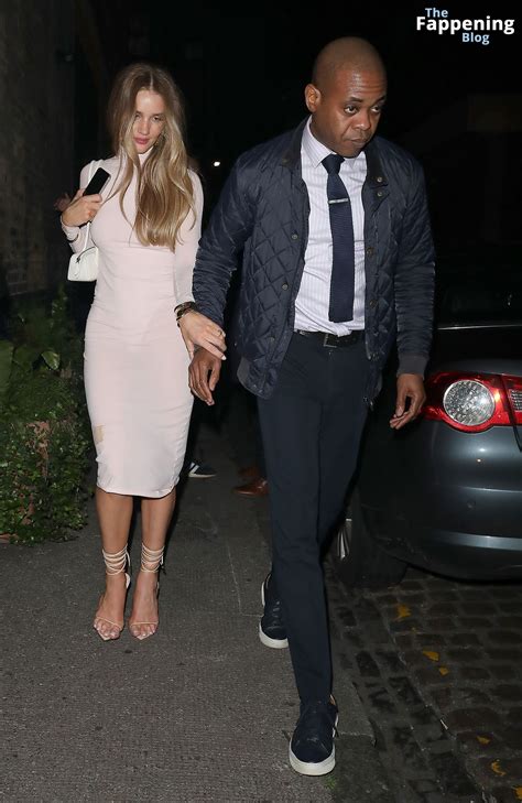 Rosie Huntington Whiteley Displays Her Tits Butt In A See Through Pink Dress Photos