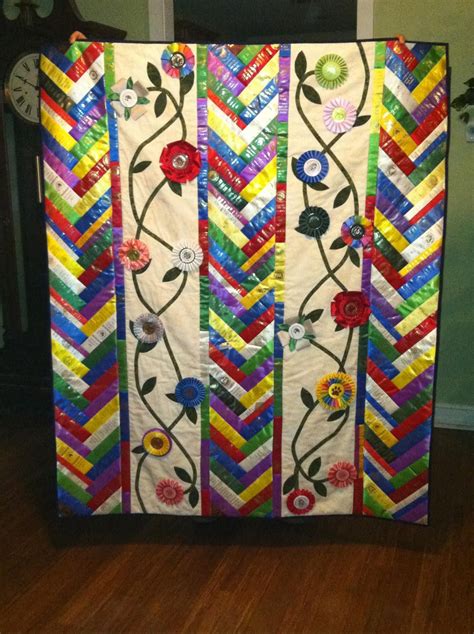 Pin By Cassie Taylor On For The Love Of Dogs Ribbon Quilt Quilts