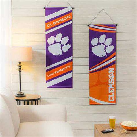 Clemson Tigers Dowel Banner Mymancave Store