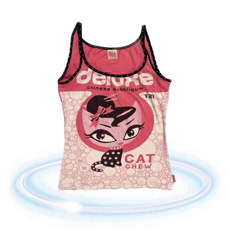 Vintage Pussy Deluxe Top Vintage Brand Cute Tank Depop
