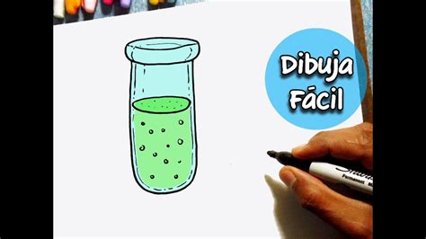 Como Dibujar Una Probeta Formula Quimica Facil Dibustrador Studio