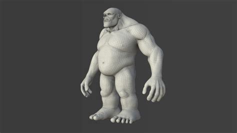 Character troll body base 3D model - TurboSquid 1495232