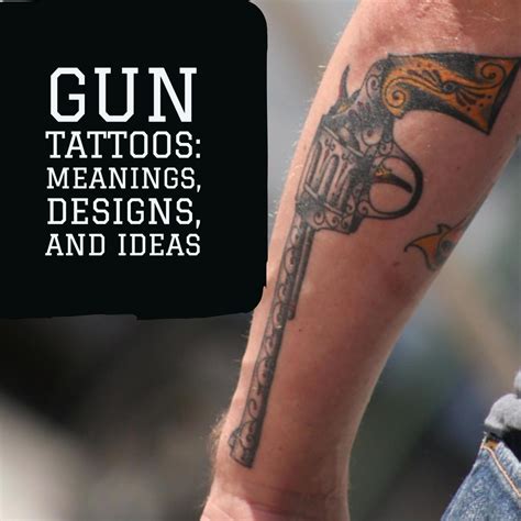 Gun Tattoos Meanings Designs And Ideas Tatring