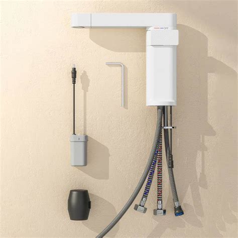 Copper Basin Faucet Led Digital Display Pull Out Hot And Cold Water Taps