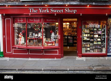 Old Fashioned Sweet Shop York Stock Photo Alamy