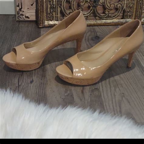 Via Spiga Shoes Via Spiga Nude Brandy Patent Leather Peep Toe Includes Free Shipping Poshmark