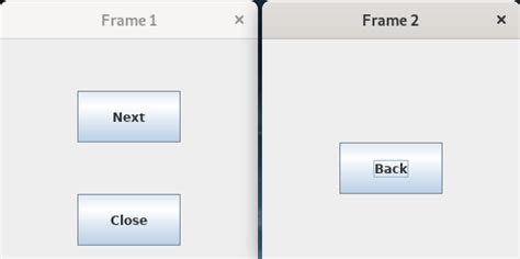 java program  create  switch  frames  buttons sanfoundry