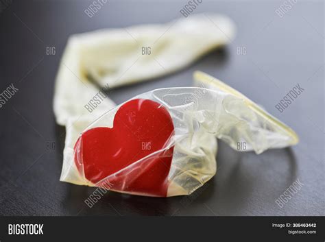 Heart Used Condom Sex Image Photo Free Trial Bigstock