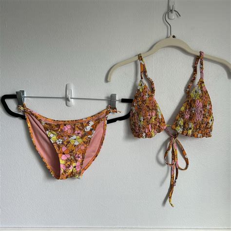 Floral Bikini Set Depop