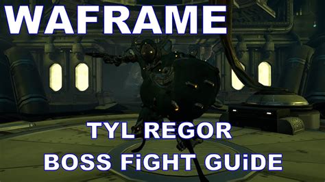 Warframe Titania Tyl Regor Assassination Solo Boss Fight Guide