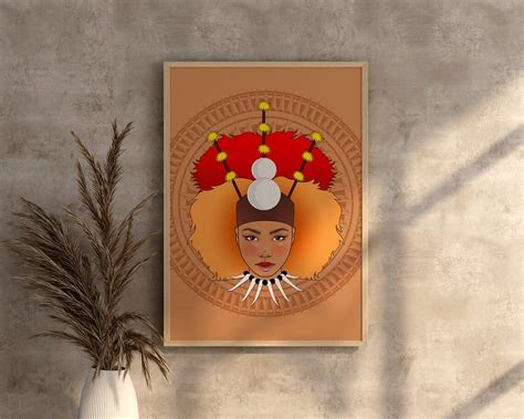 Samoan Taupou Illustration Digital Download Etsy