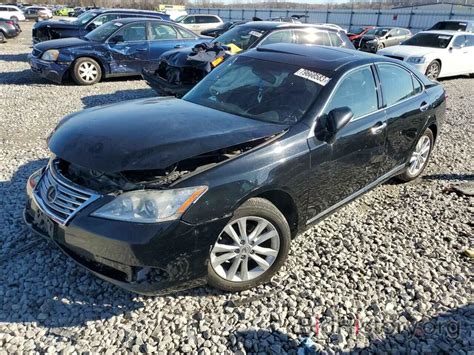 Report Jthbk1eg8b2424188 Lexus Es350 2011 Black Gas Price And Damage