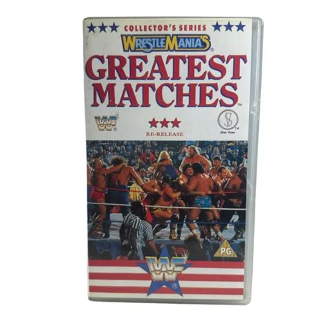 WWF WWE WRESTLING Collectors Series Greatest Matches VHS Tape 1990 4