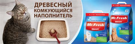 Mr.Fresh SMART 9л/4,2 кг наполнитель для короткошёрстных кошек - купить ...