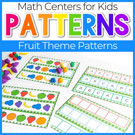 Fun Fruit Theme Pattern Activities For Preschool