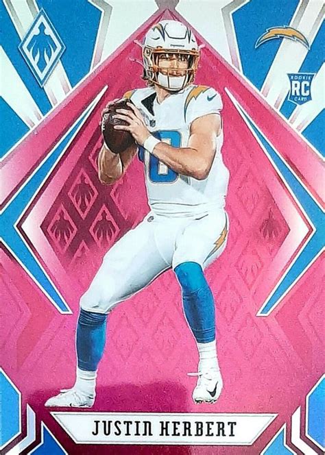 Justin Herbert 2020 Phoenix 103 Pink 199 Price Guide Sports Card