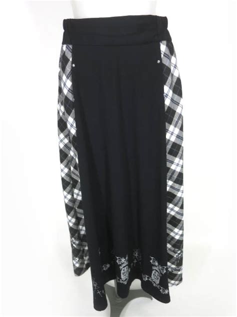 楽天市場中古 SEX POT チェック切替ロングスカート セックスポット B Tokyo Alice 楽天市場店