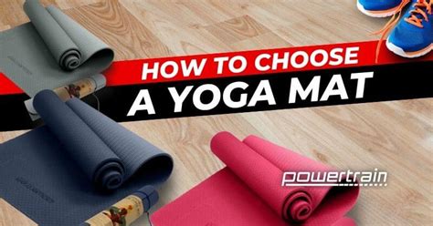 How To Choose A Yoga Mat