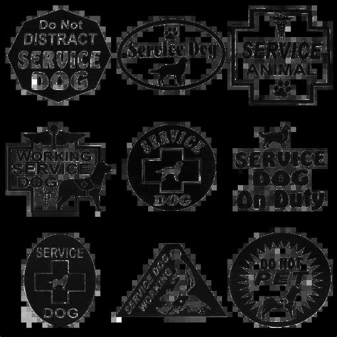 Service Dog Vinyl Decals Service Dog Store