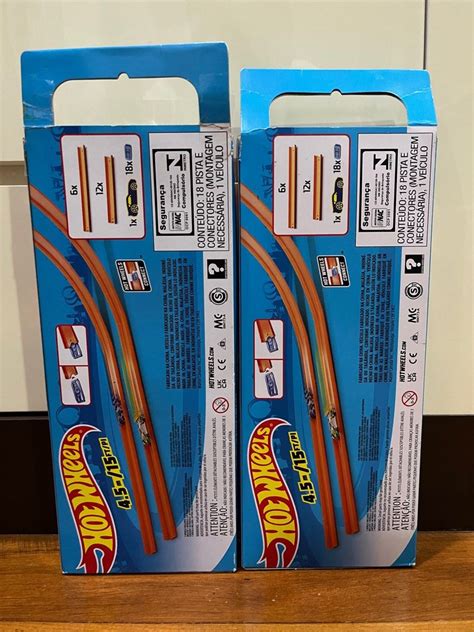 Hot Wheels Track Builder Straight Track With Car 15 Feet Hobbies Toys Toys Games On Carousell