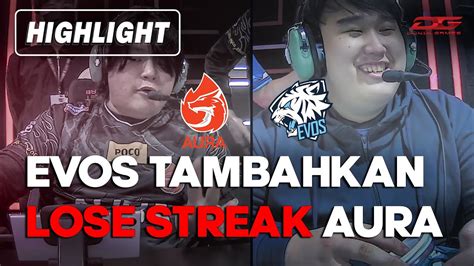 Evos Tambah Lose Streak Aura Highlight Evos Legends Vs Aura Fire Mpl