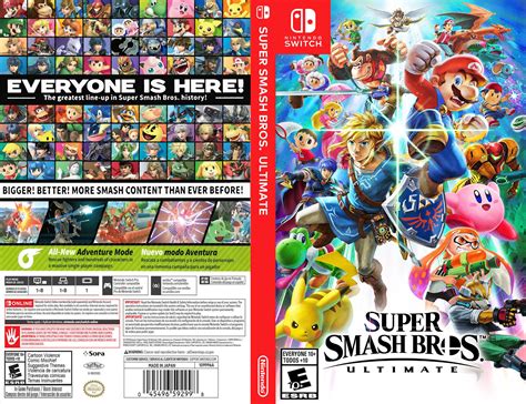 Custom Nintendo Switch Art Cover Super Smash Brosultimate Etsy Canada