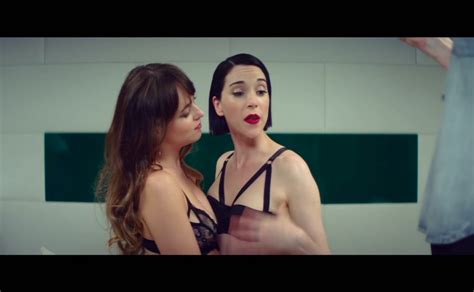 Dakota Johnson St Vincent Underwear Lesbian Scene In The Nowhere Inn Aznude