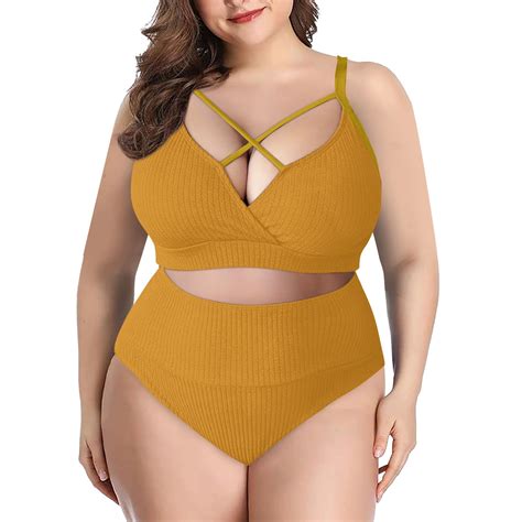 Hassda Clearance High Waisted Bikini Sets For Women Bikini Sets For Women Swim Suits Two