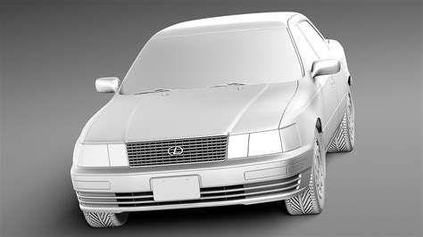 Lexus Ls 400 1989 1994 3d Model By Squir