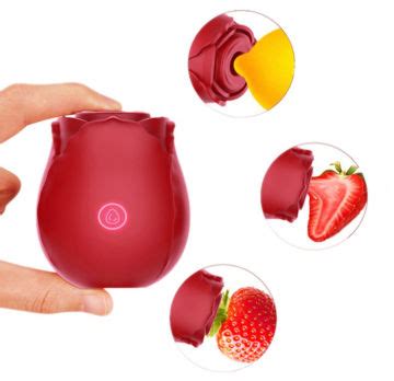 China Intense Oral Suction Women Sex Toy Rose Red Shape Sucker Magic Tongue On Global Sources