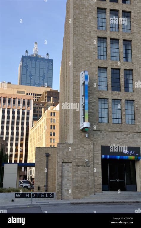 W Hotel Dallas Texas Stock Photo Alamy